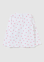 Long-Sleeved T-Shirt With Minnie And Mickey Mouse Print