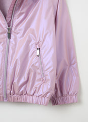 Ovs Short Shiny-Effect Waterproof Jacket