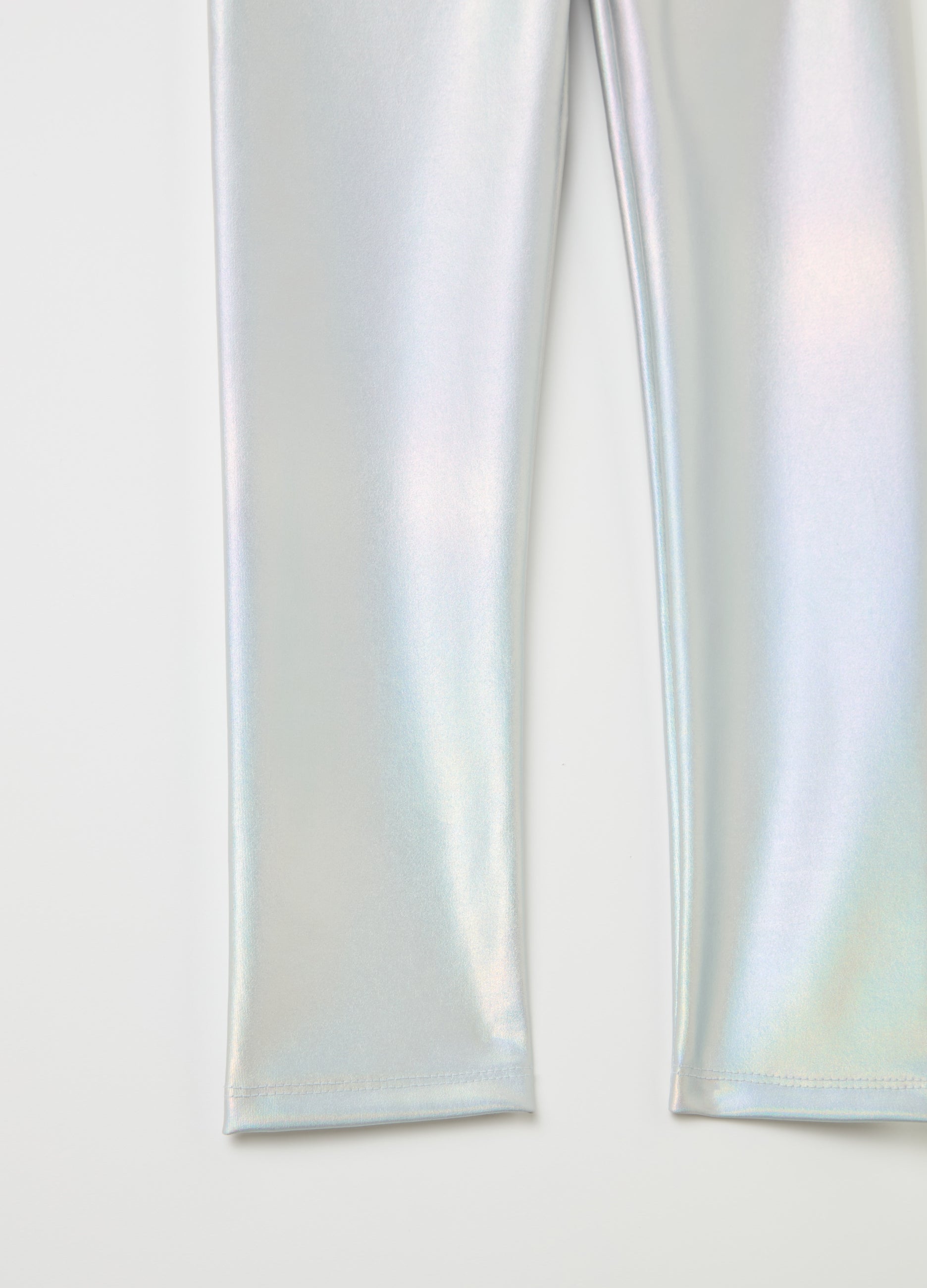 Metallic-Effect Leggings
