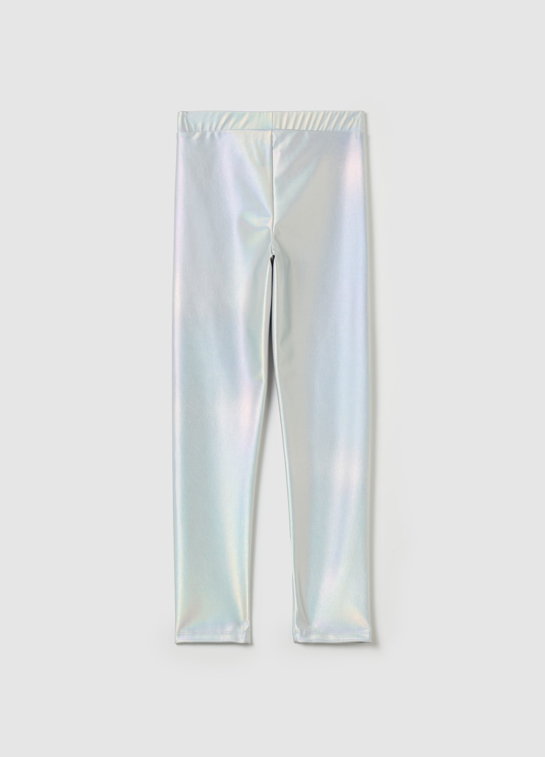 Metallic-Effect Leggings