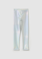 Metallic-Effect Leggings
