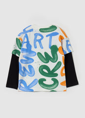 Long-Sleeved, Printed T-Shirt