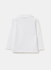 Long-Sleeved Polo Shirt In Organic Cotton