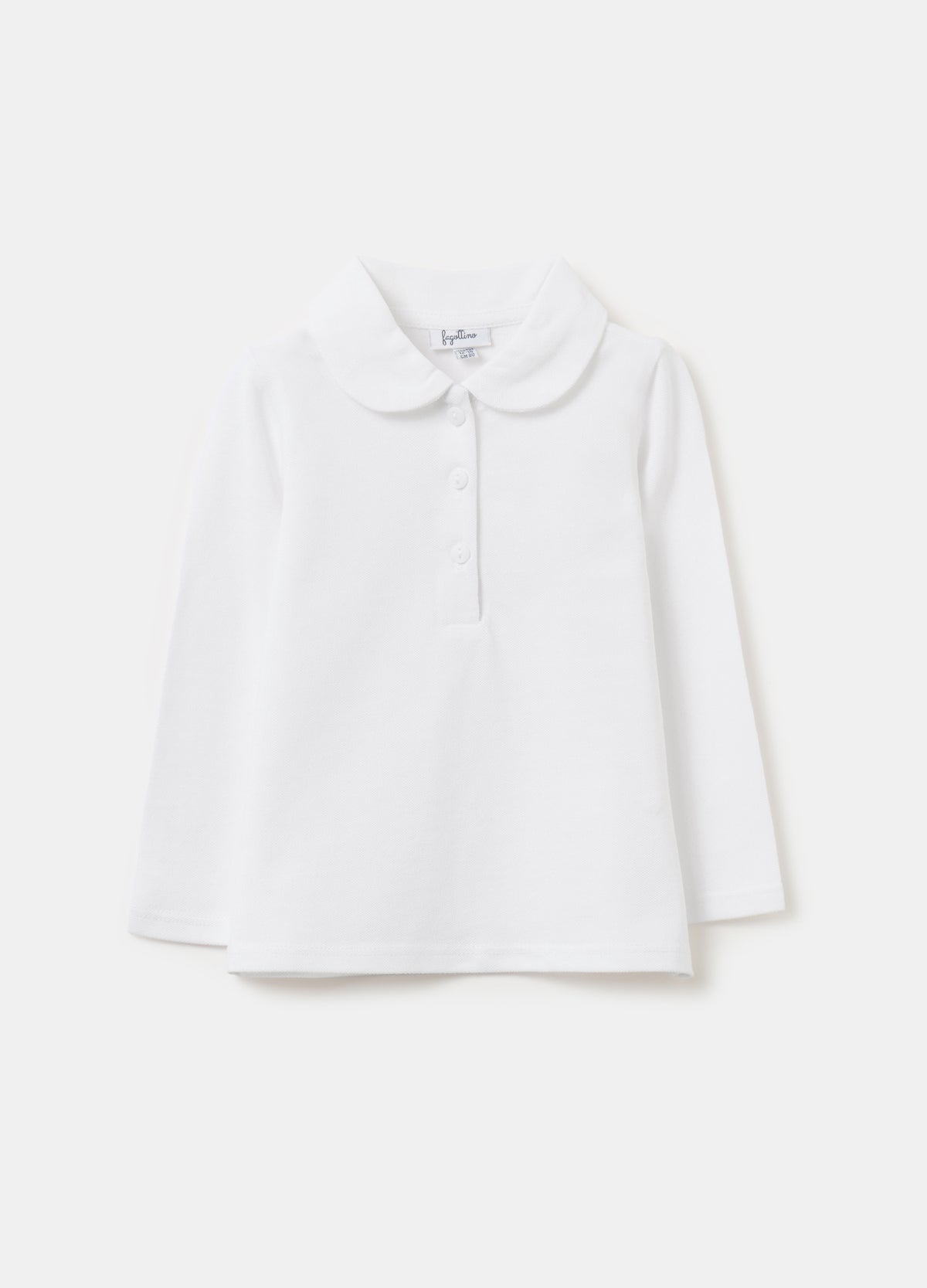 Long-Sleeved Polo Shirt In Organic Cotton