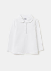 Long-Sleeved Polo Shirt In Organic Cotton