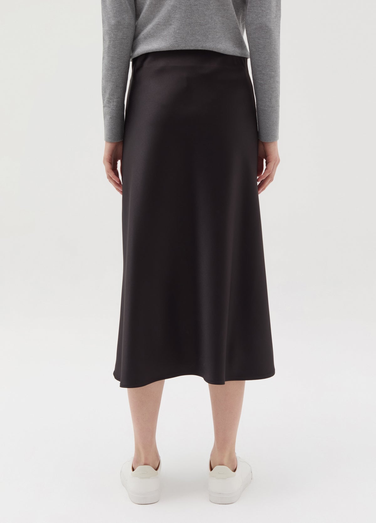 Midi Skirt In Satin