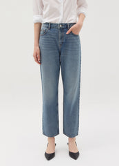 Five-Pocket,Straight-Fit Jeans