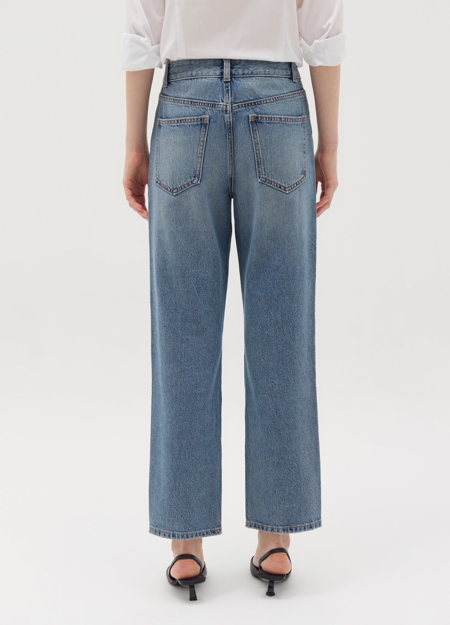 Five-Pocket,Straight-Fit Jeans