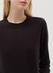 Top With Long Sleeves And Round Neck