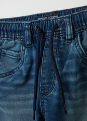 Ovs Denim Joggers With Drawstring