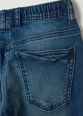Ovs Denim Joggers With Drawstring