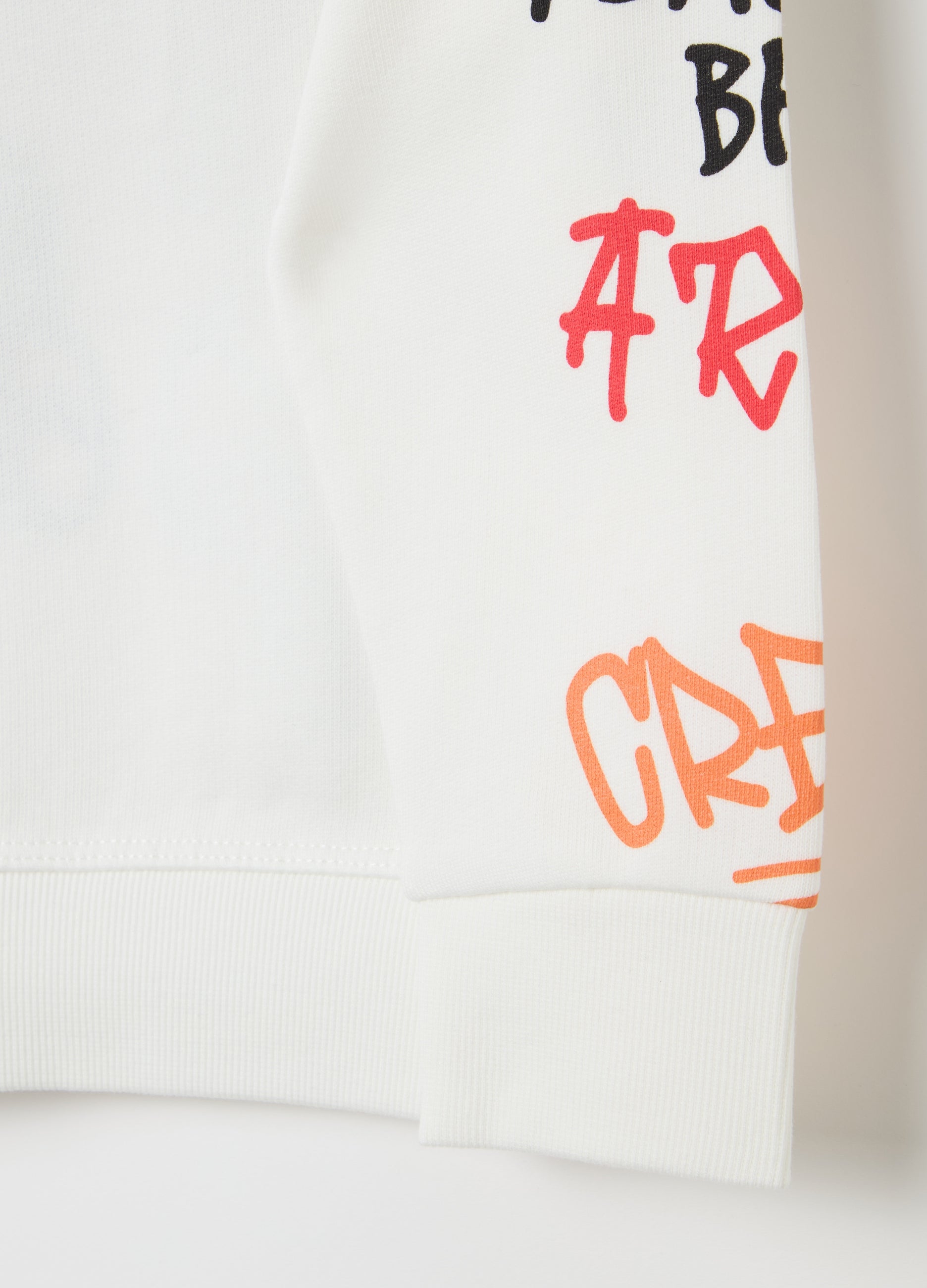 French Terry Sweatshirt With Print