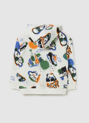 Ovs French Terry Full-Zip Sweatshirt With Print
