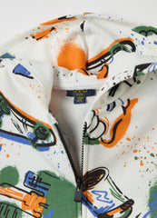 Ovs French Terry Full-Zip Sweatshirt With Print