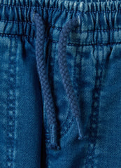Ovs Denim Joggers With Drawstring