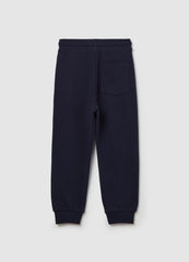 Ovs Fleece Joggers With Drawstring And Print