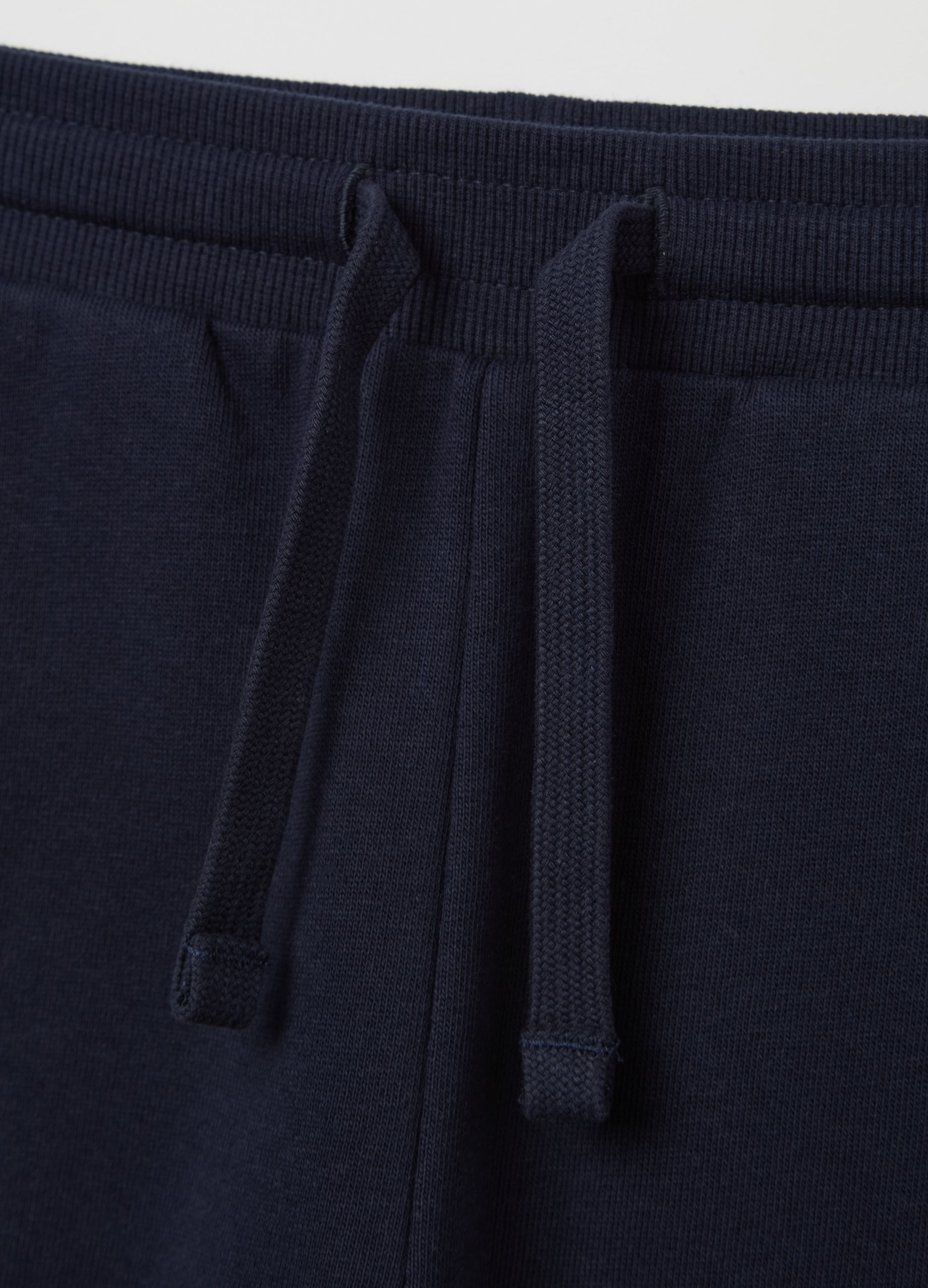 Ovs Fleece Joggers With Drawstring And Print
