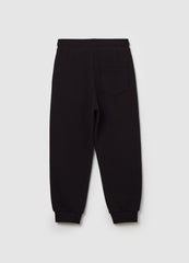 Ovs Fleece Joggers With Drawstring And Print