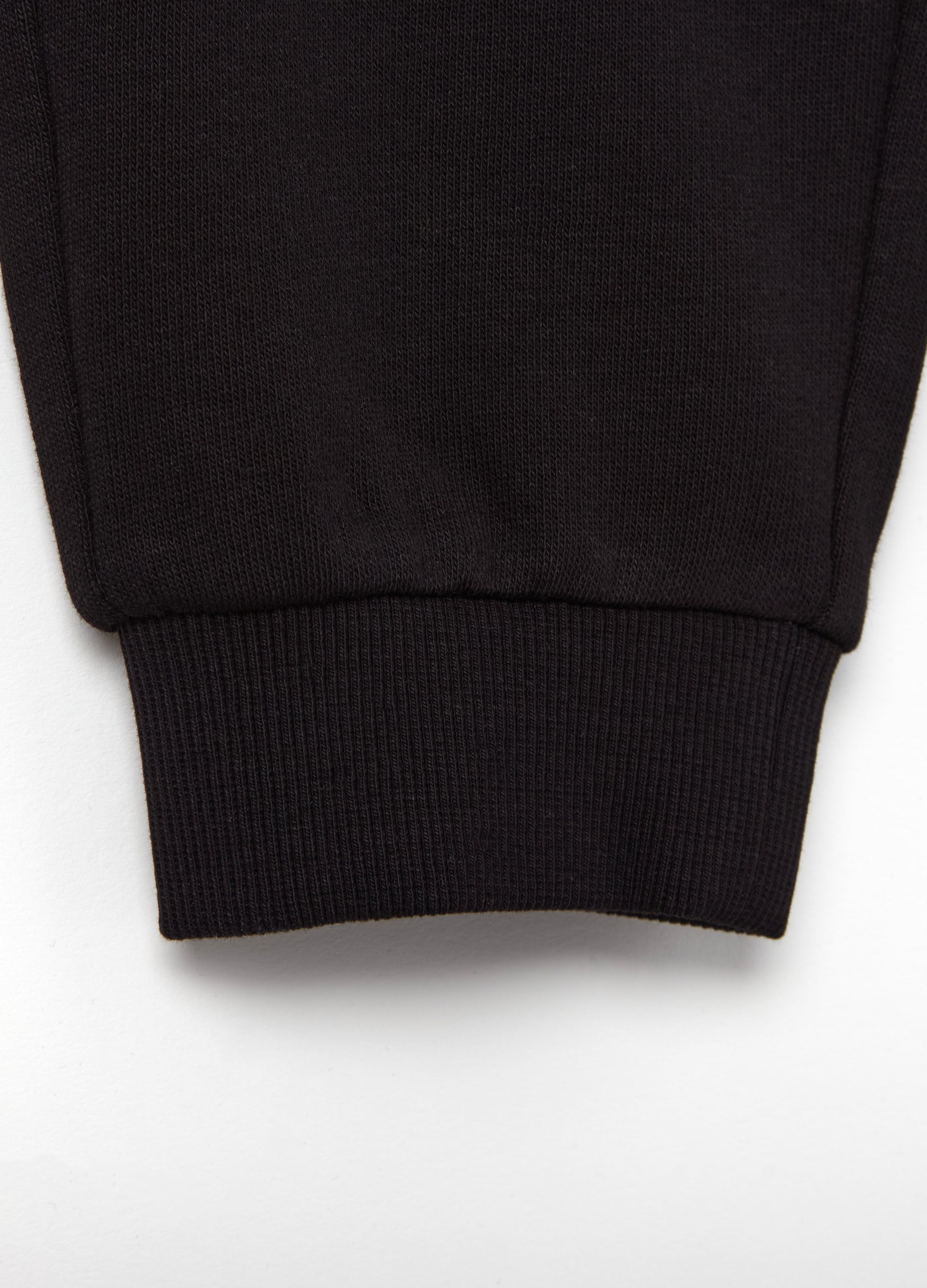 Ovs Fleece Joggers With Drawstring And Print