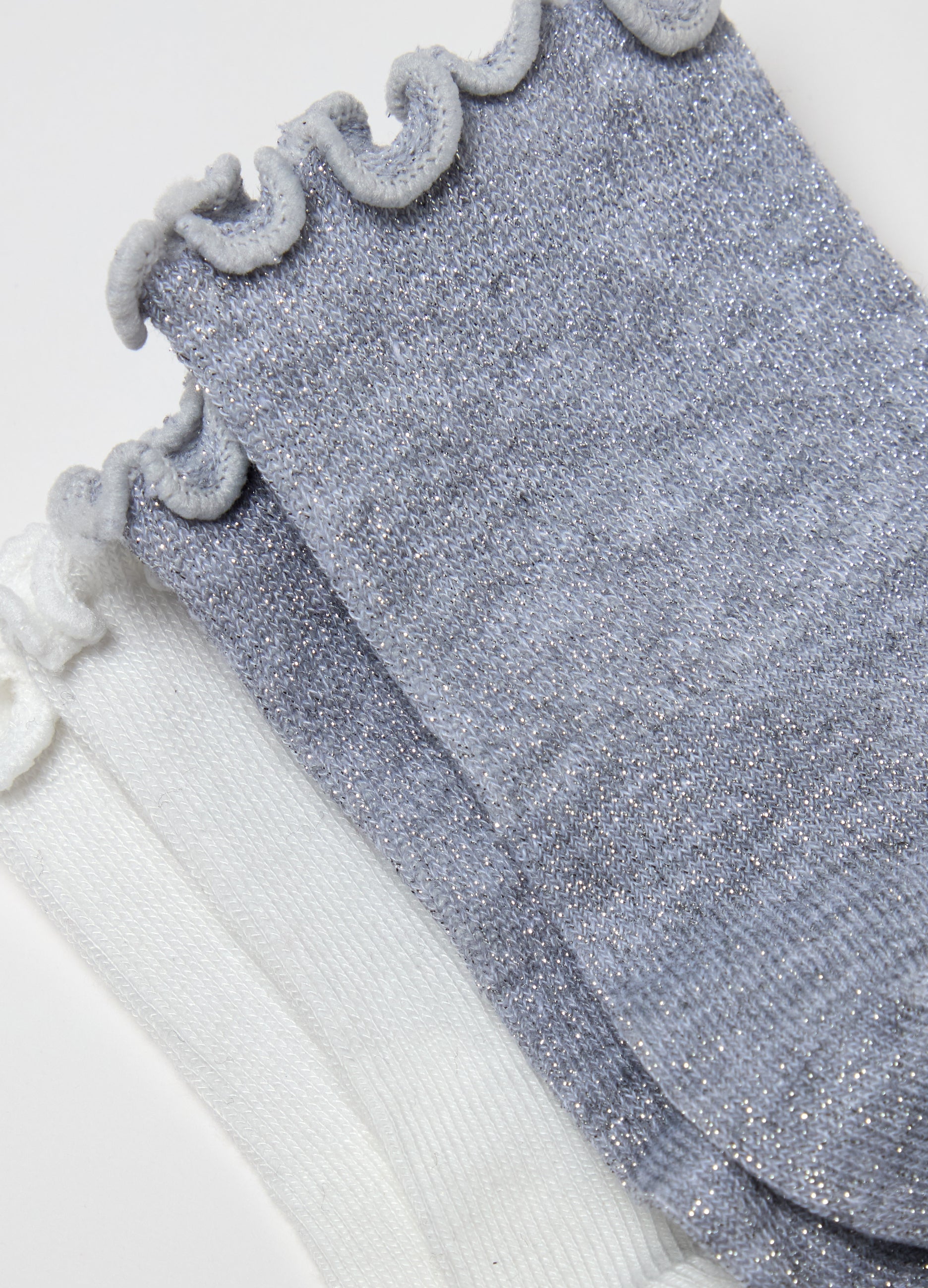 Ovs Two-Pair Pack Short Stretch Socks With Lurex