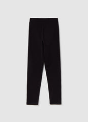 Stretch Cotton Crop Leggings