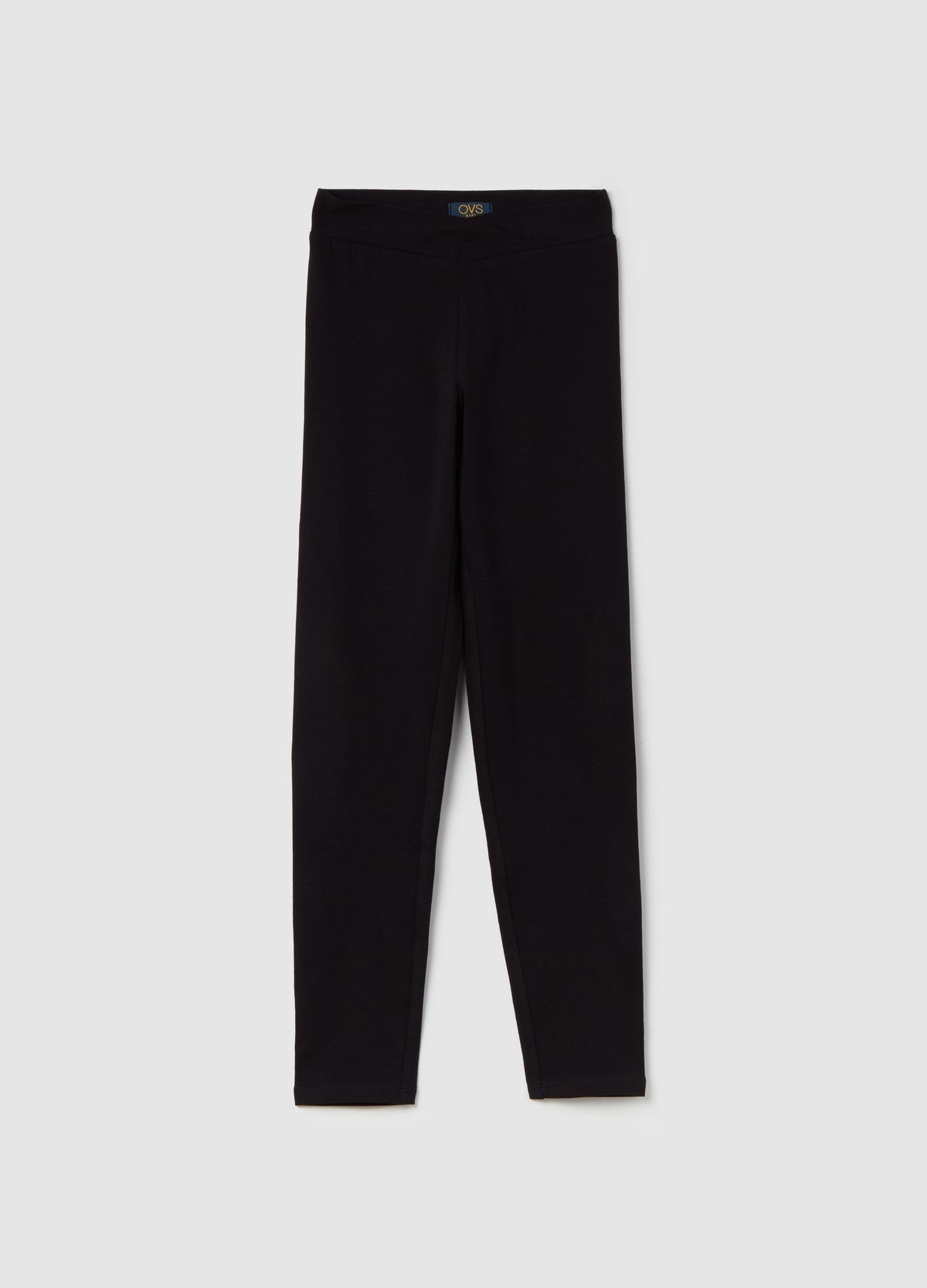 Stretch Cotton Crop Leggings