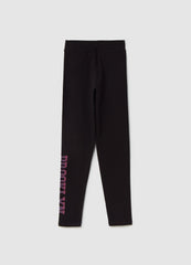 Printed Stretch Cotton Leggings