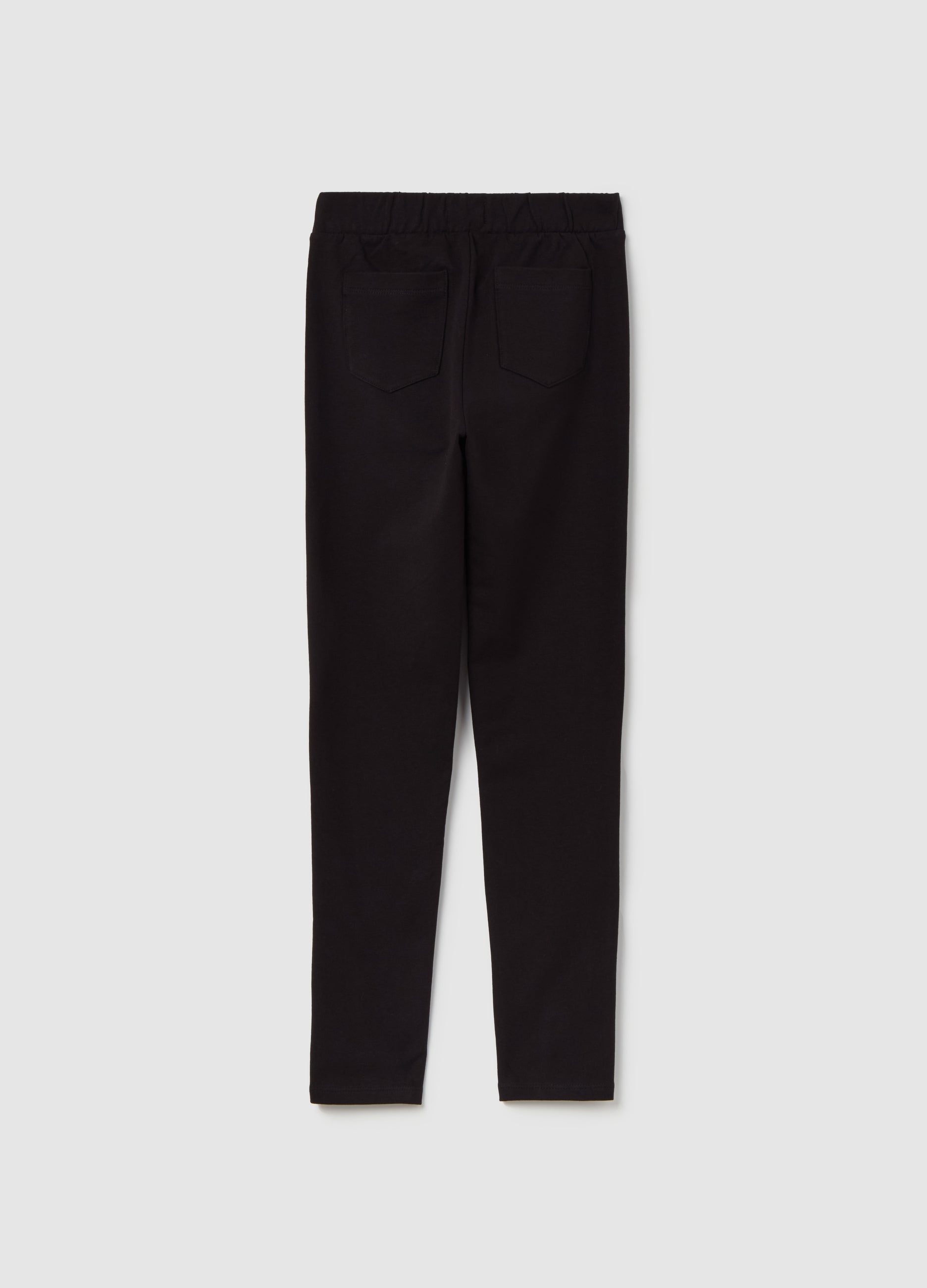 Treggings With V Cut At The Waist