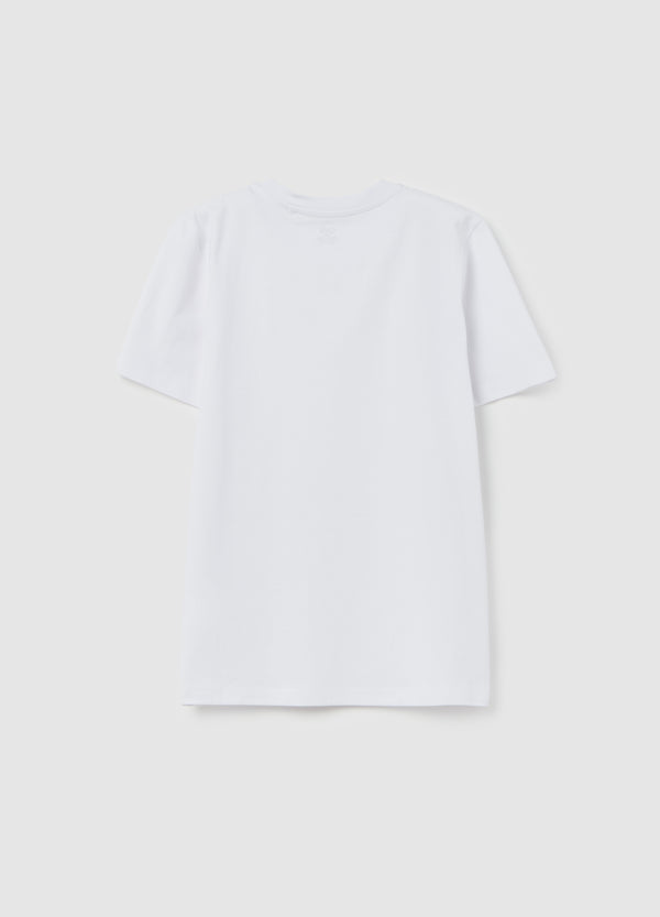 Ovs Solid Colour T-Shirt In Organic Cotton