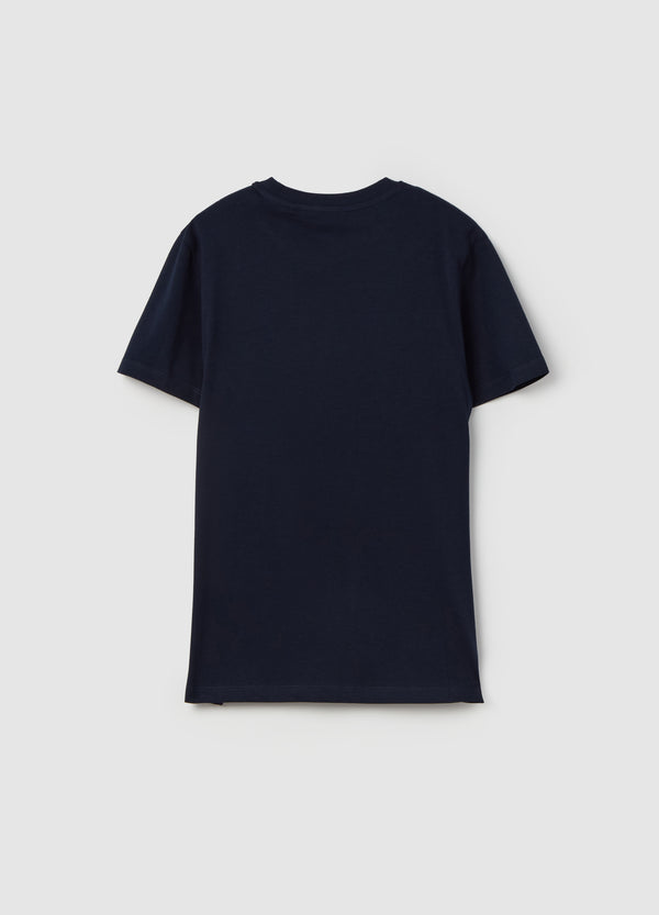 Ovs Solid Colour T-Shirt In Organic Cotton