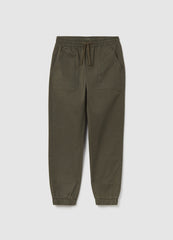 Ovs Twill Joggers With Drawstring