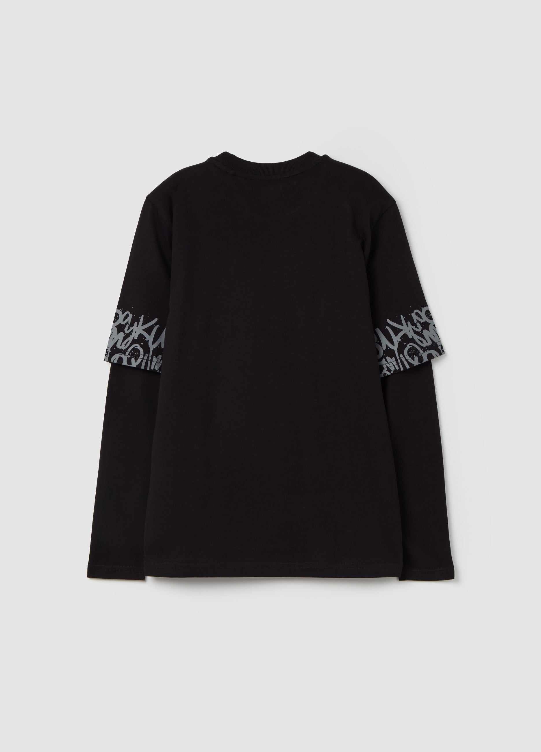 Long-Sleeved T-Shirt With Print