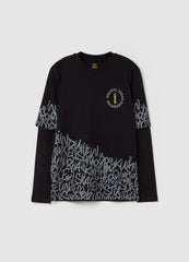 Long-Sleeved T-Shirt With Print