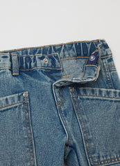Cotton Jeans With Abrasions