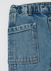 Cotton Jeans With Abrasions