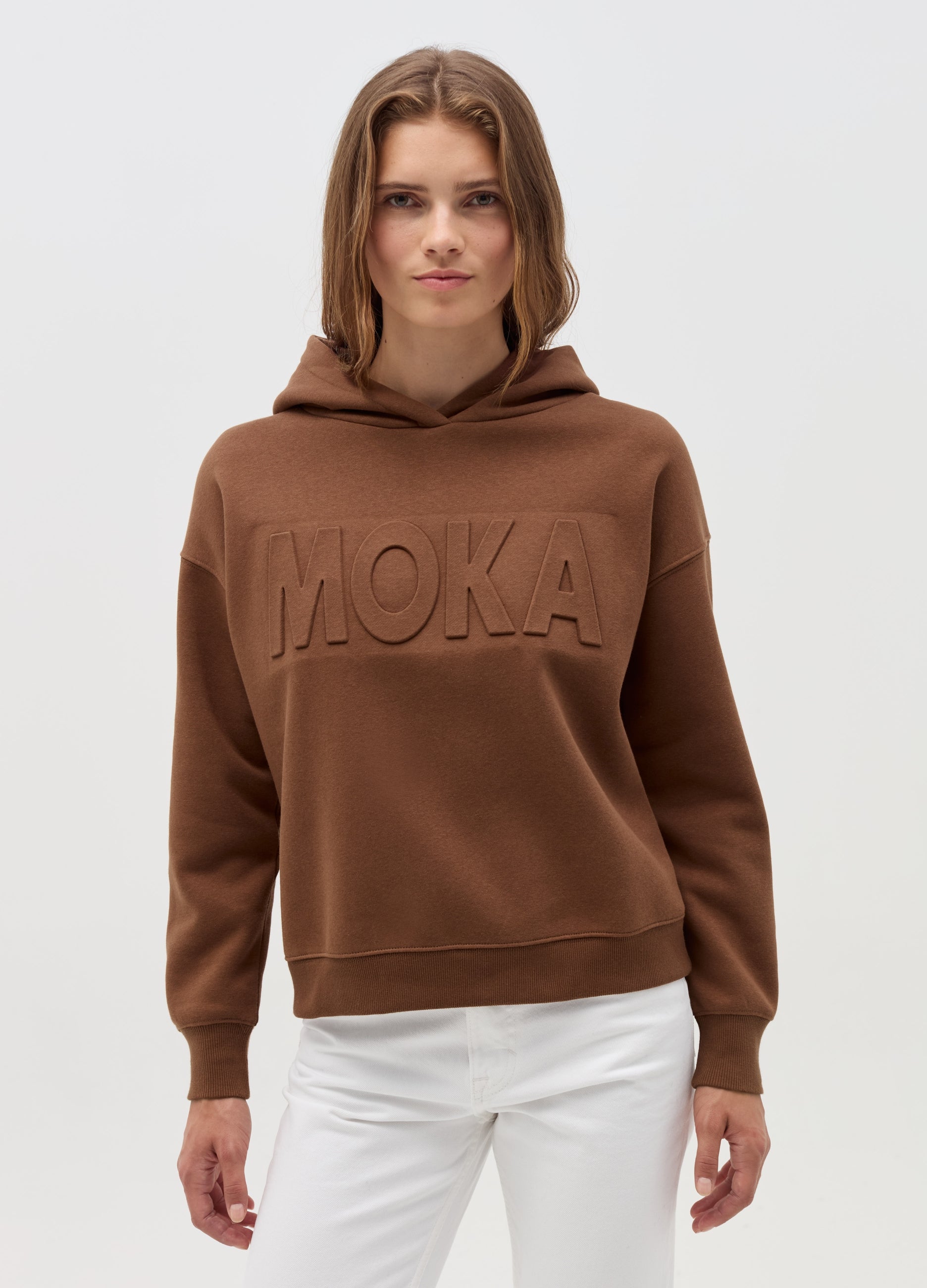 Essential Sweatshirt With Raised Lettering