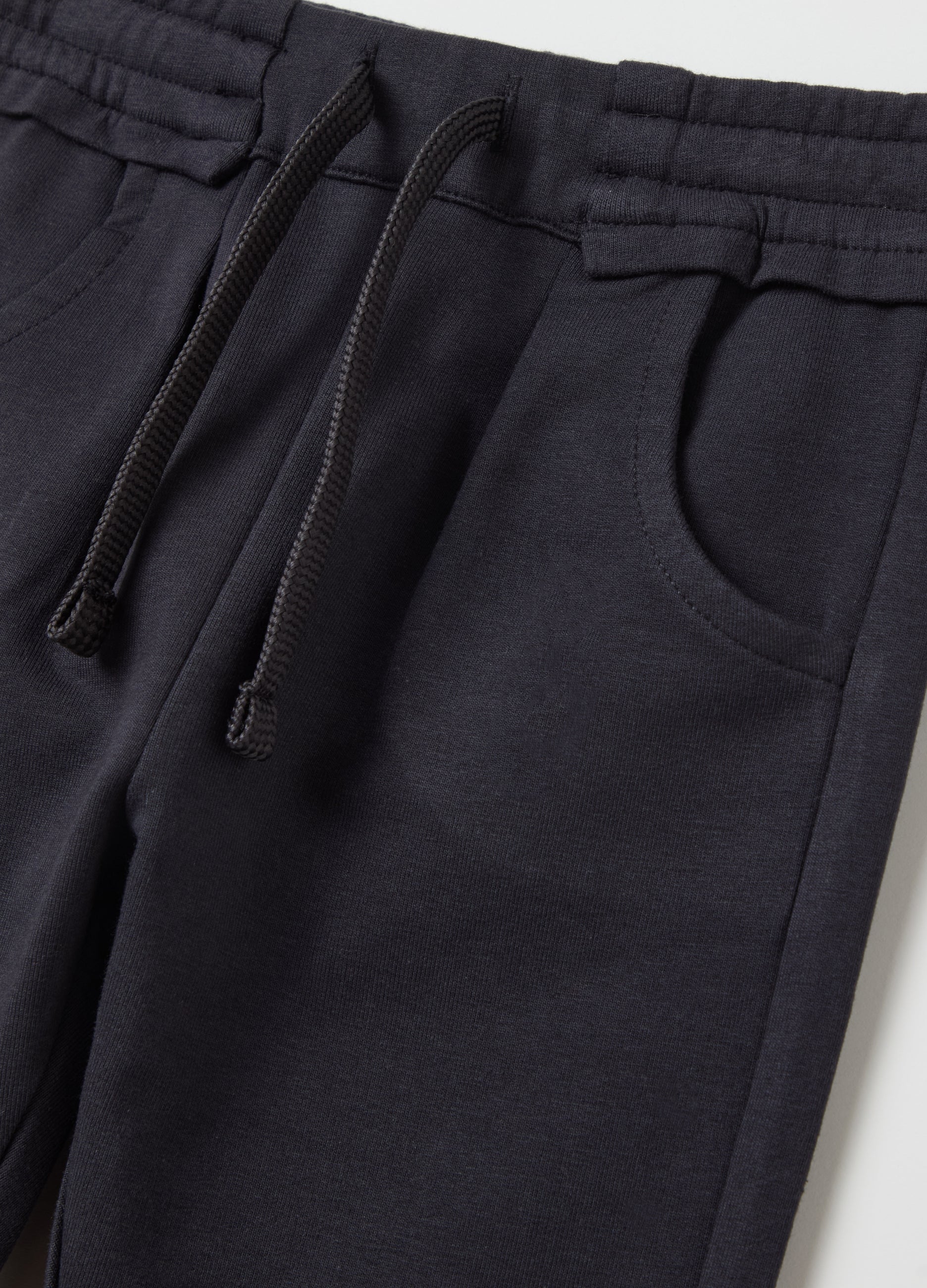 Fleece Joggers With Pockets And Drawstring