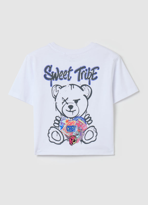 Ovs Boxy-Fit T-Shirt With ''Urban Crew” Embroidery