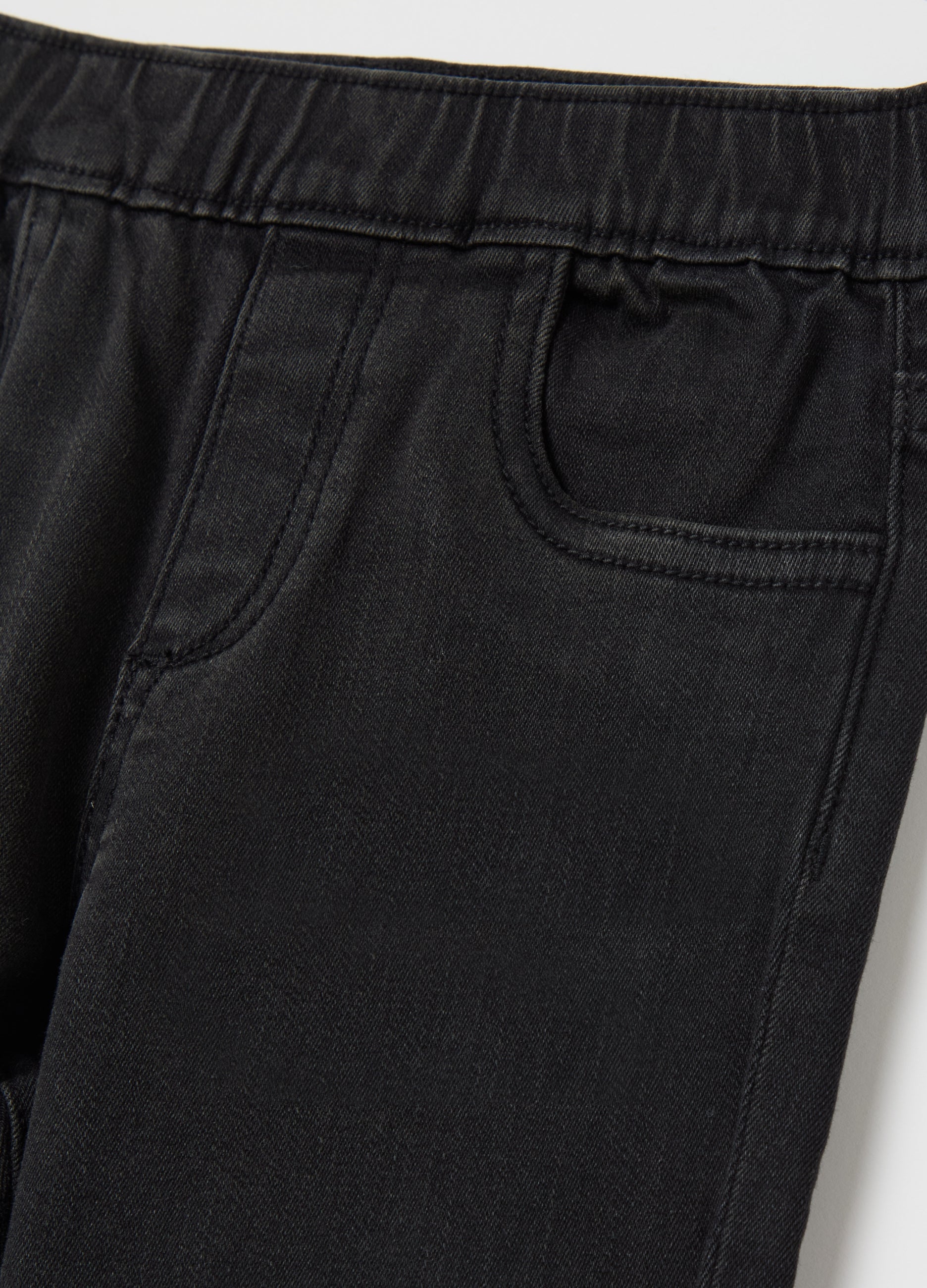 Flare-Fit Jeggings With Diamantés