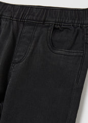 Flare-Fit Jeggings With Diamantés