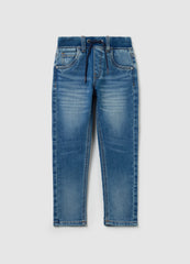 Ovs Denim Joggers With Drawstring