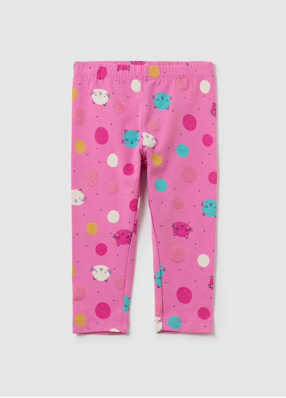 Printed Stretch Cotton Leggings