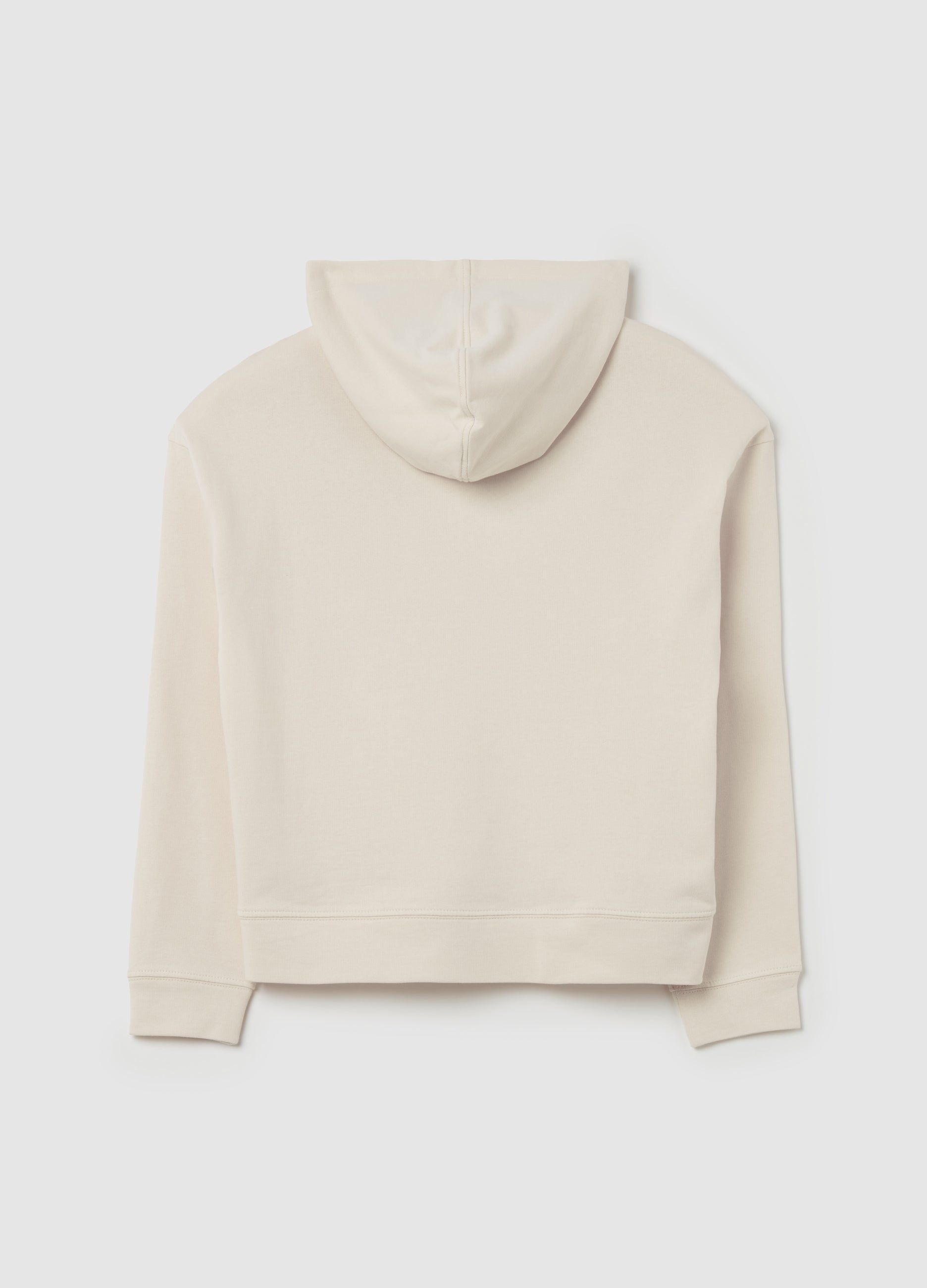 Hoodie With Printed Lettering