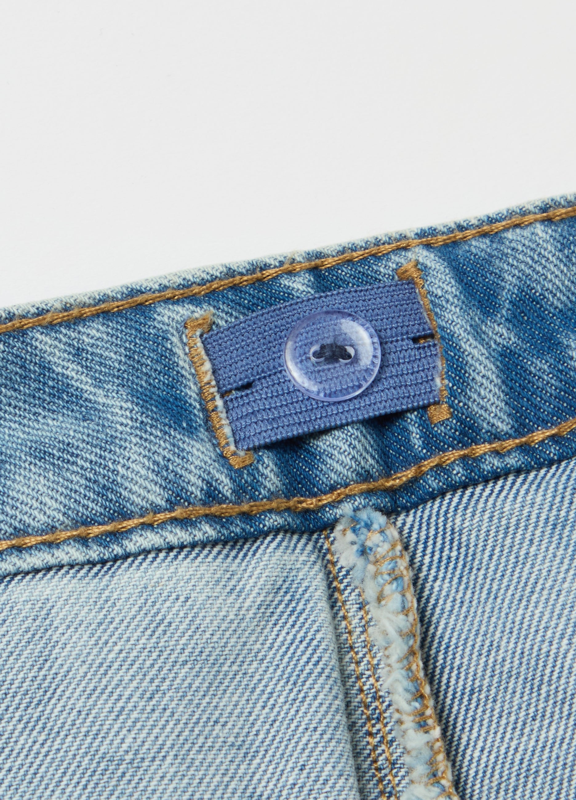 Cargo Skort In Denim With Darts