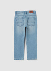Five-Pocket,Straight-Fit Jeans