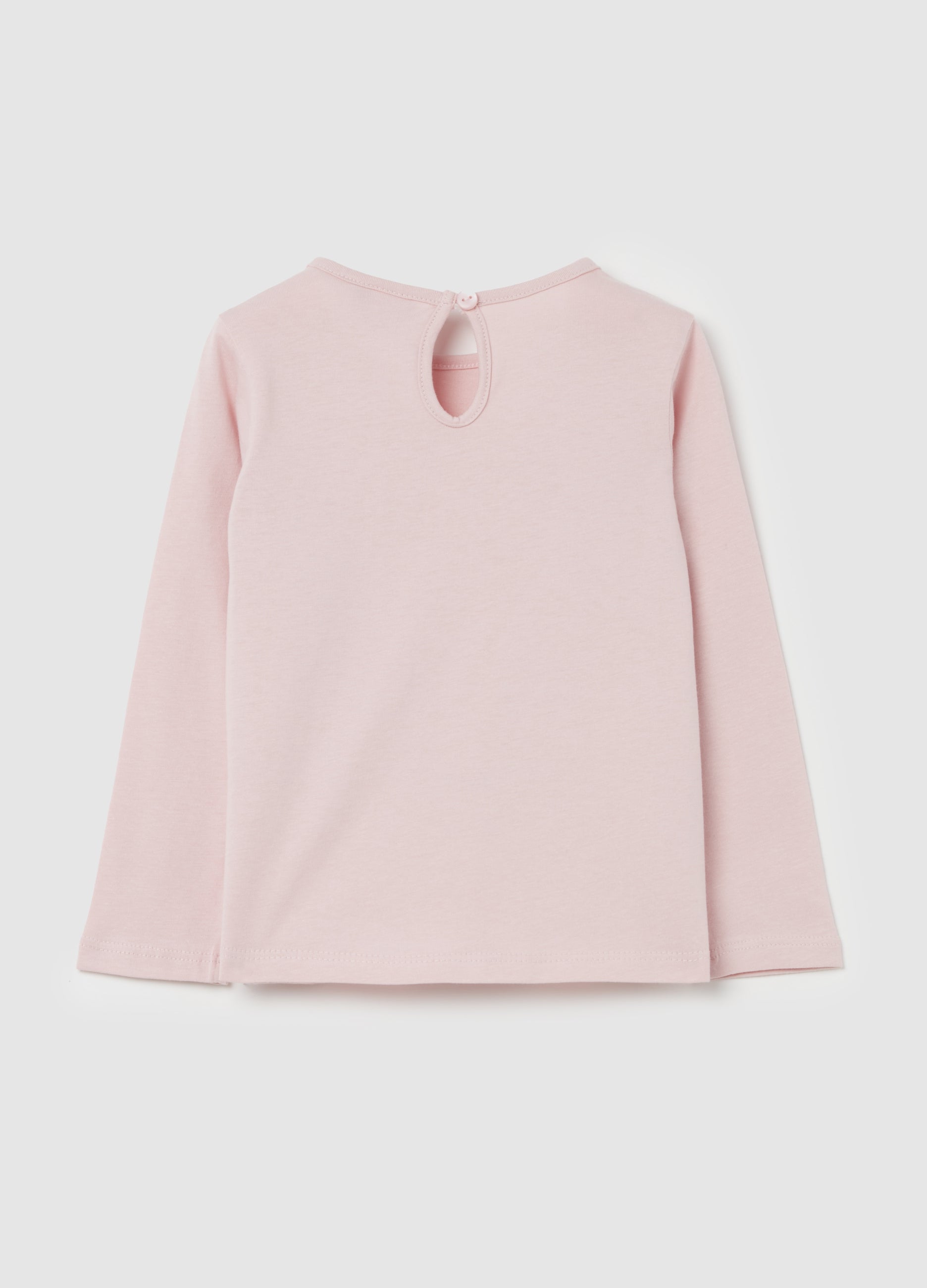 T-Shirt With Long Sleeves And Animals Print