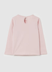 T-Shirt With Long Sleeves And Animals Print