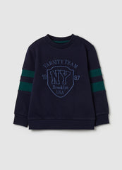 Sweatshirt With ''Varsity Team” Embroidery