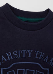 Sweatshirt With ''Varsity Team” Embroidery