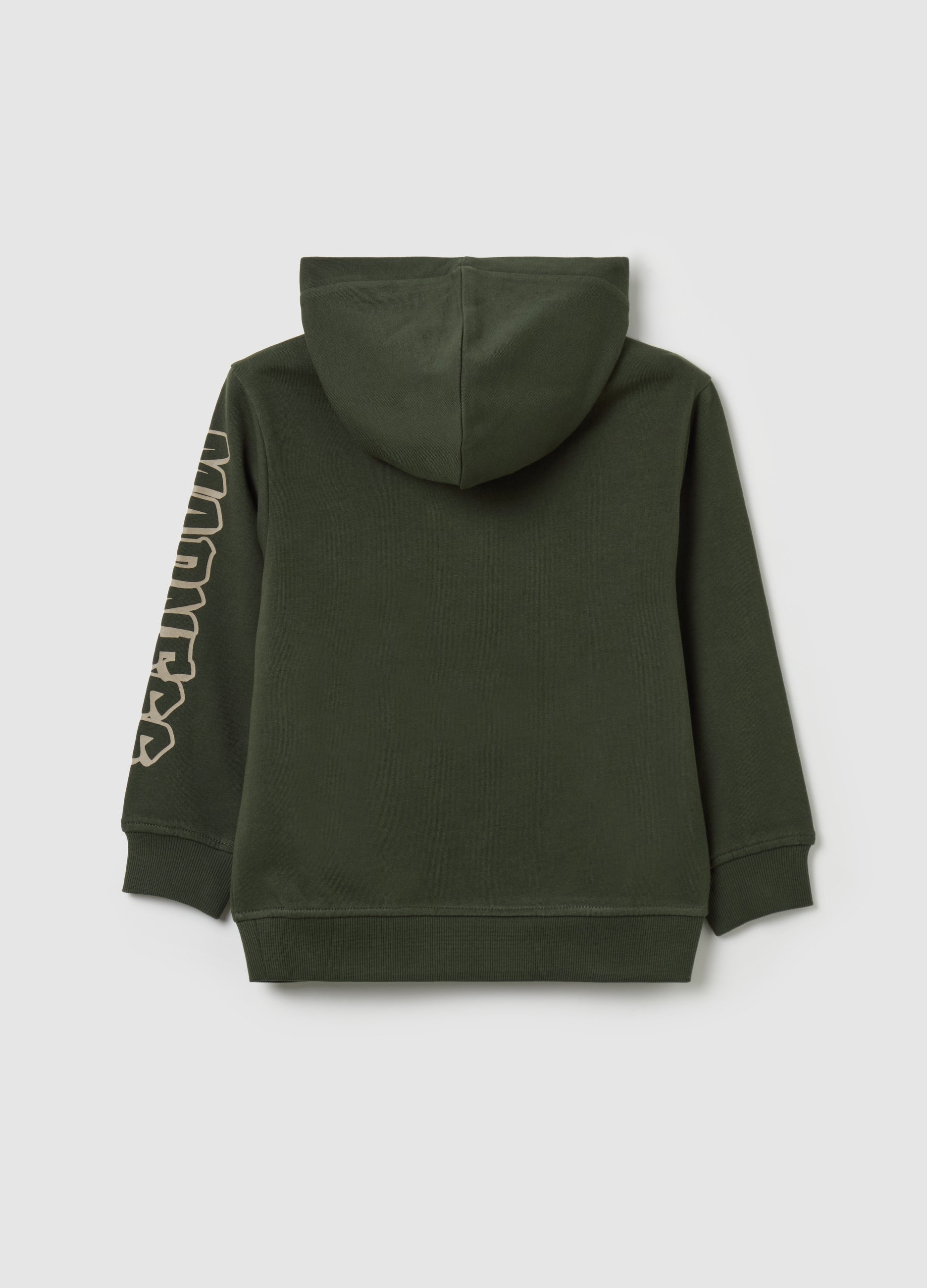 Ovs Sweatshirt With Hood And ''N. York City” Print